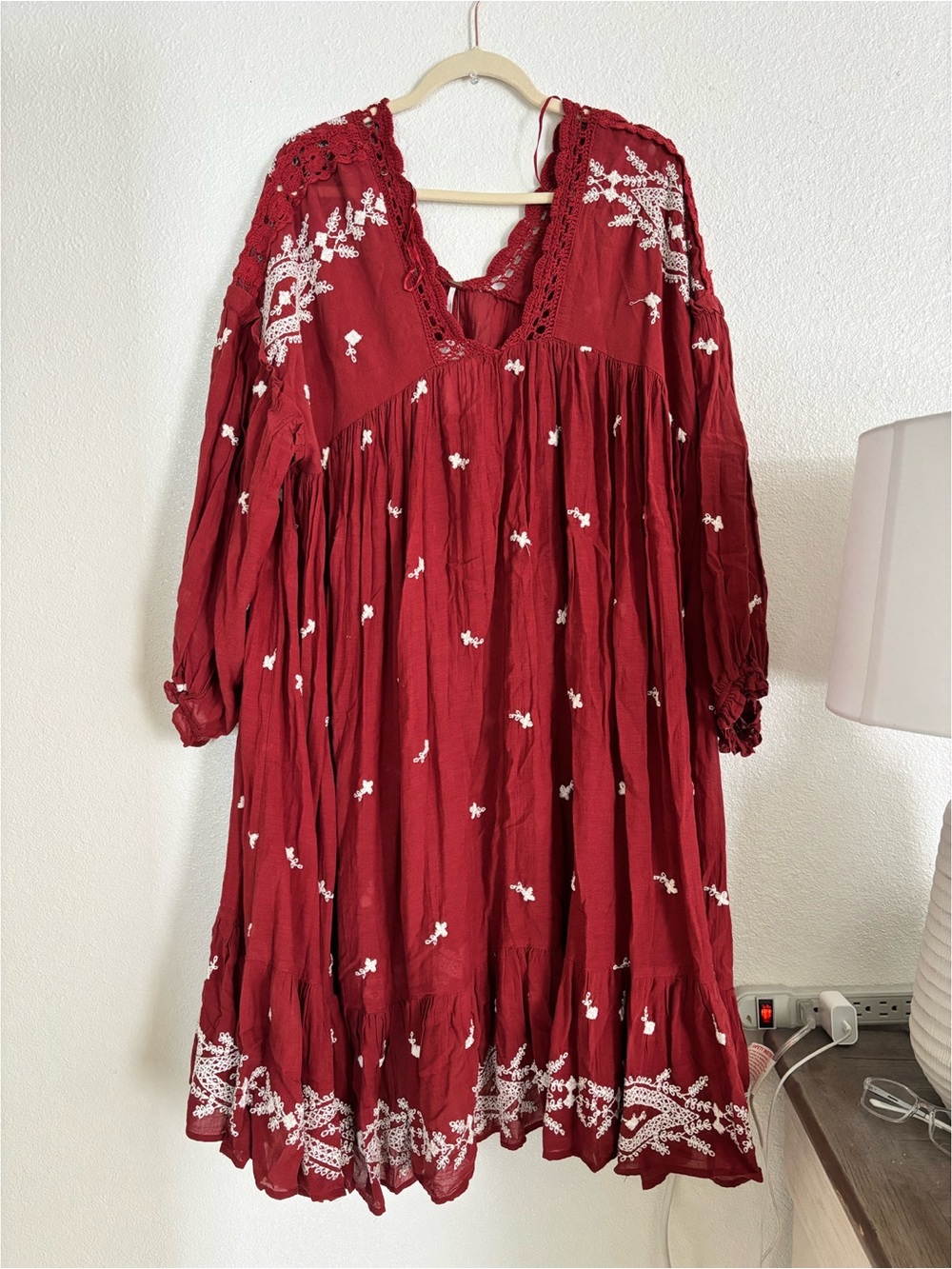 Free People Lavender Fields Midi Dress